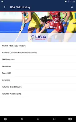 Team USA Mobile Coach android App screenshot 2